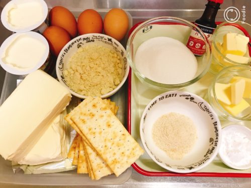 NYチーズケーキ材料